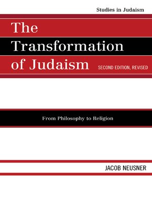 cover image of The Transformation of Judaism